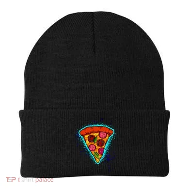 Neon Pizza Beanie