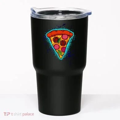 Neon Pizza Tumbler