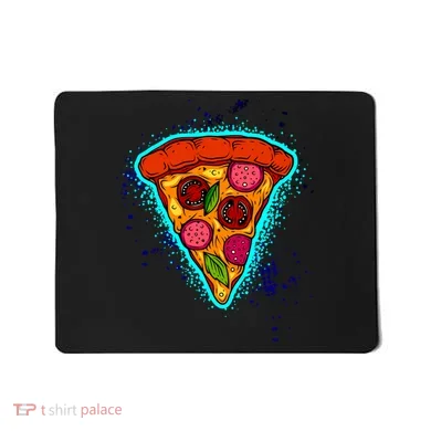Neon Pizza Mousepad