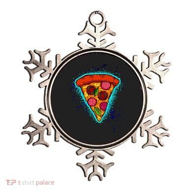Neon Pizza Ornament