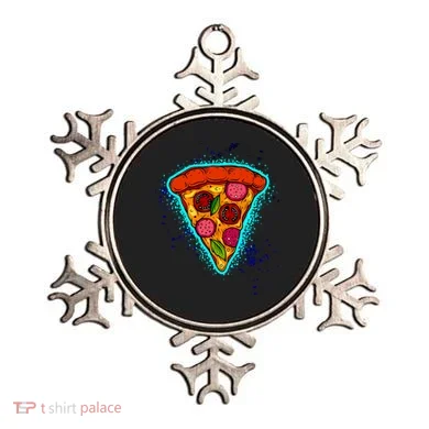 Neon Pizza Ornament