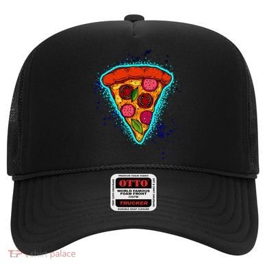 Neon Pizza Hat