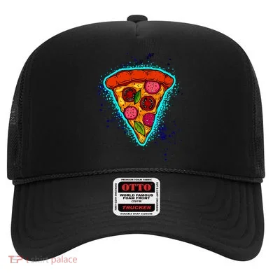 Neon Pizza Hat