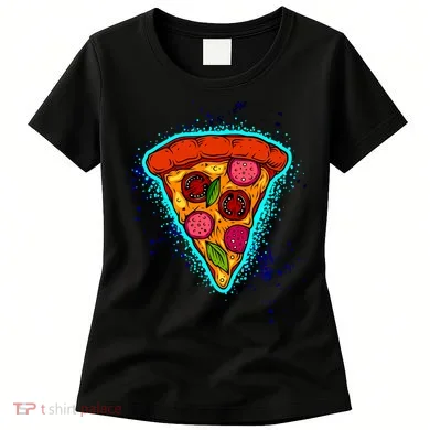 Neon Pizza Women's T-Shirt