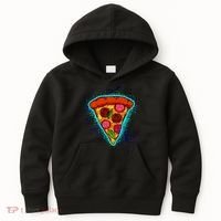 Neon Pizza Kids Hoodie thumb 0