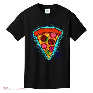 Neon Pizza Kids T-Shirt