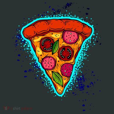 Neon Pizza Infant Baby Jersey Bodysuit