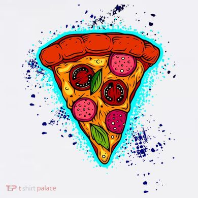 Neon Pizza Garment-Dyed Sweatshirt