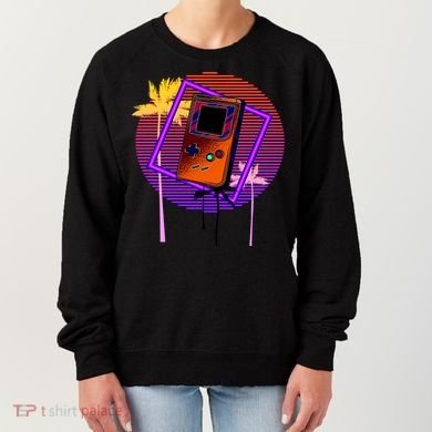 Neon Retro Video Game Women's Sweatshirt