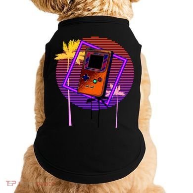 Neon Retro Video Game Doggie Tank