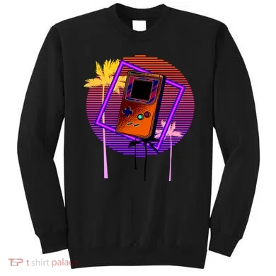 Neon Retro Video Game Sweatshirt