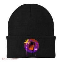 Neon Retro Video Game Beanie thumb 0