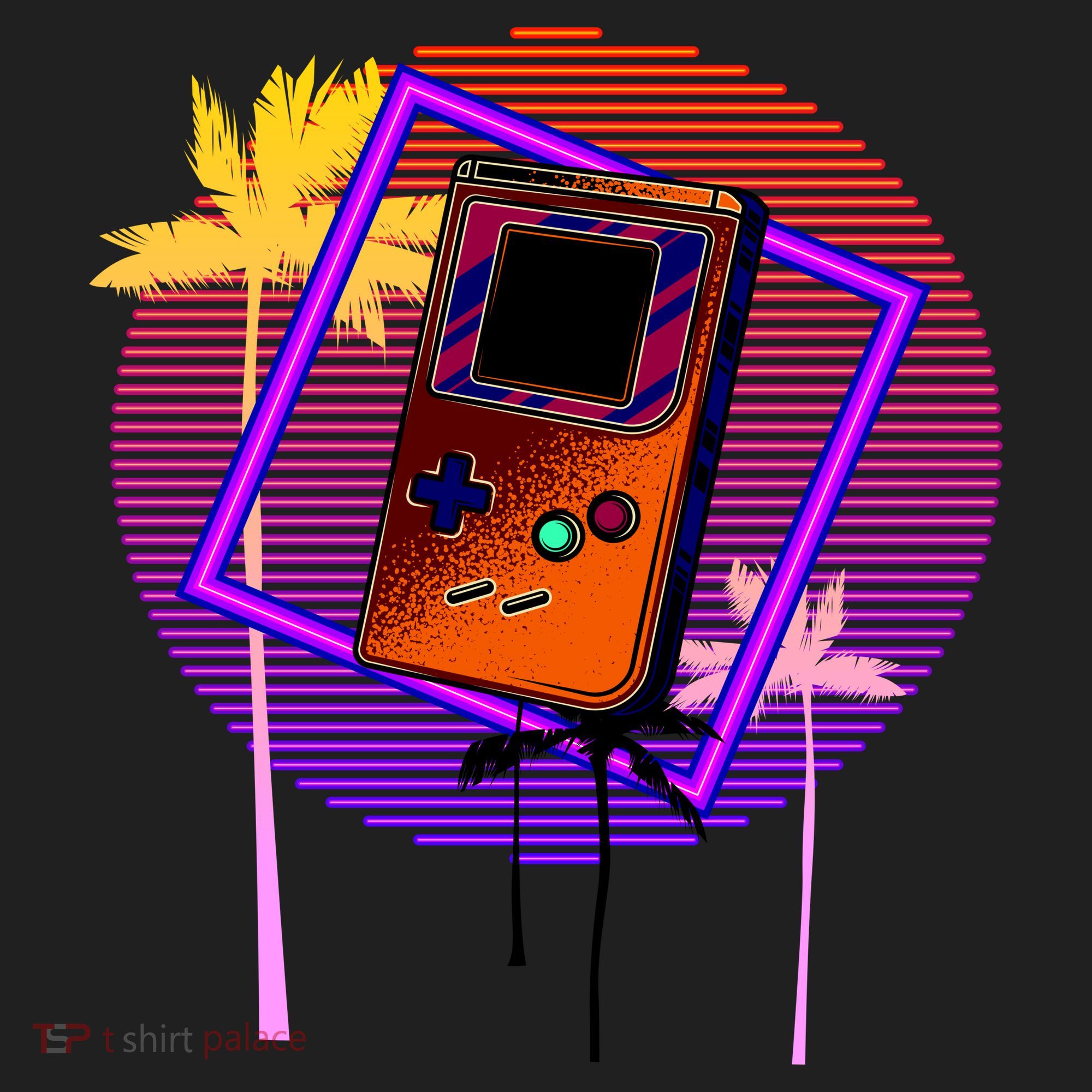 Neon Retro Video Game Beanie