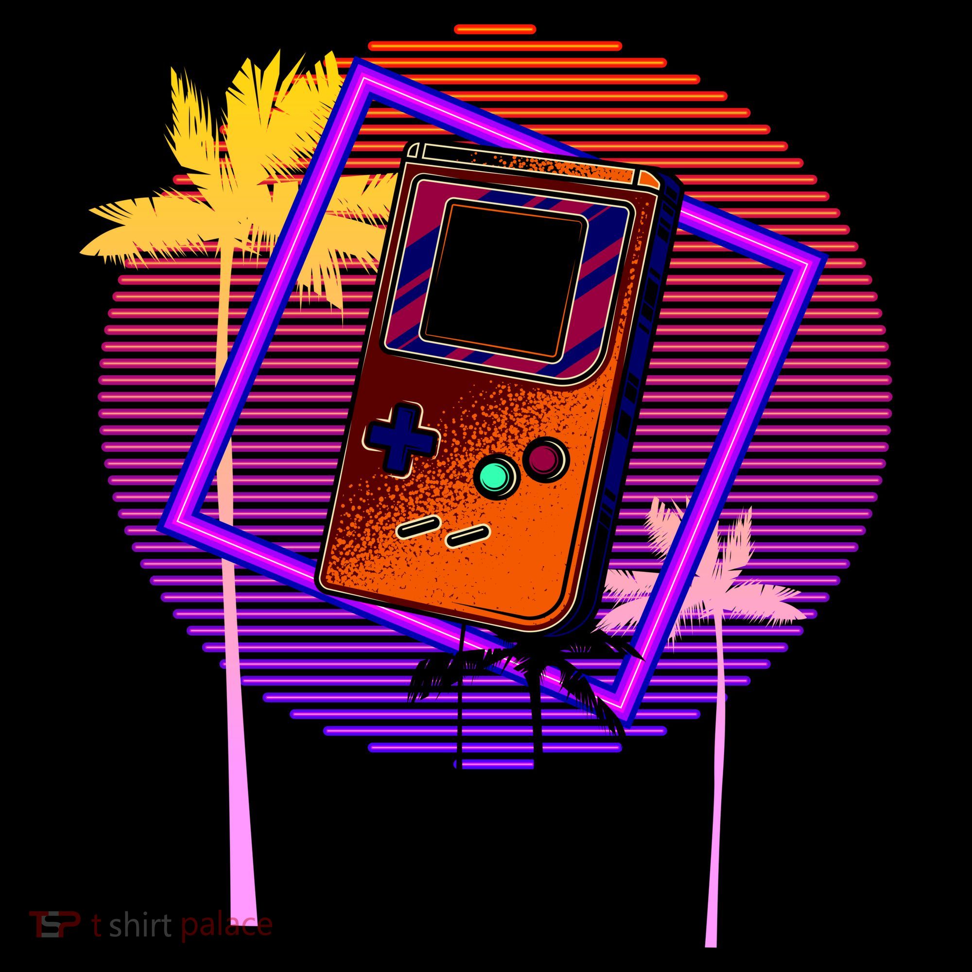 Neon Retro Video Game Coaster