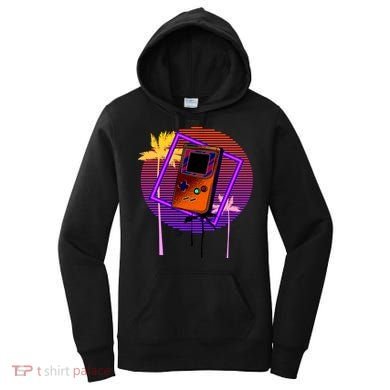 Neon Retro Video Game Women's Hoodie