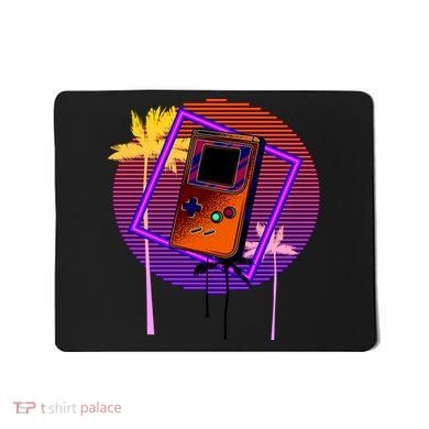 Neon Retro Video Game Mousepad