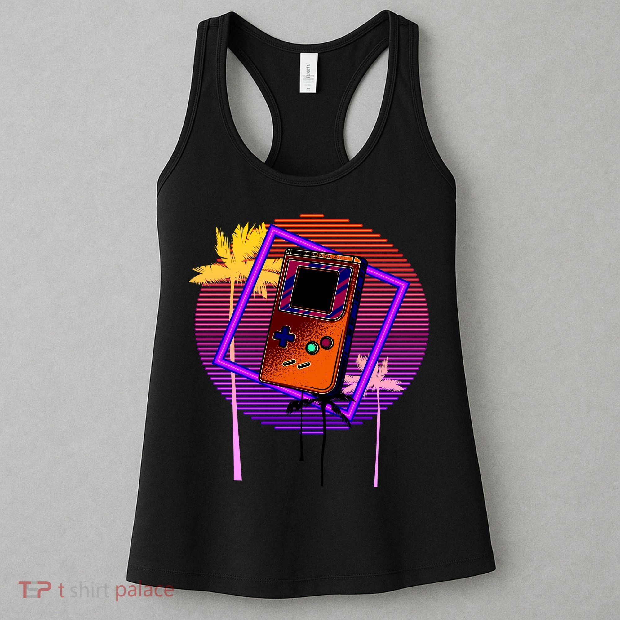 Neon Retro Video Game Women's Tank Top