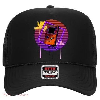 Neon Retro Video Game Hat