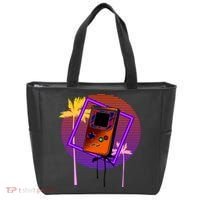 Neon Retro Video Game Tote Bag thumb 0