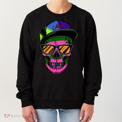 Neon Skeleton Mars Women's Sweatshirt