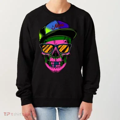 Neon Skeleton Mars Women's Sweatshirt