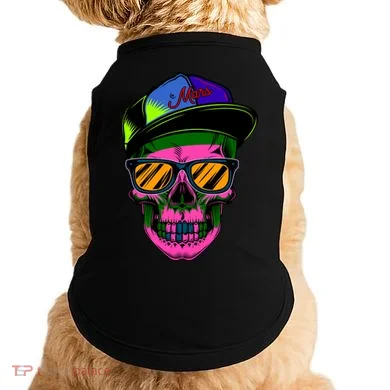 Neon Skeleton Mars Doggie Tank
