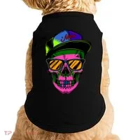 Neon Skeleton Mars Doggie Tank thumb 0