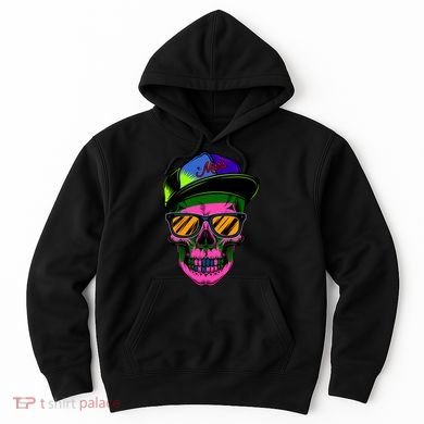 Neon Skeleton Mars Hoodie