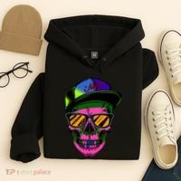 Neon Skeleton Mars Hoodie thumb 4