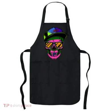 Neon Skeleton Mars Apron