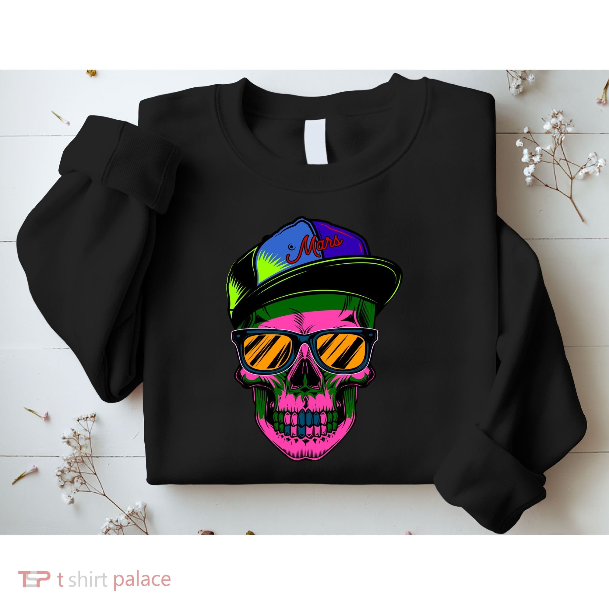 Neon Skeleton Mars Sweatshirt
