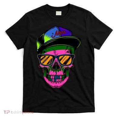 Neon Skeleton Mars T-Shirt
