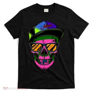 Neon Skeleton Mars T-Shirt