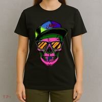 Neon Skeleton Mars T-Shirt thumb 4
