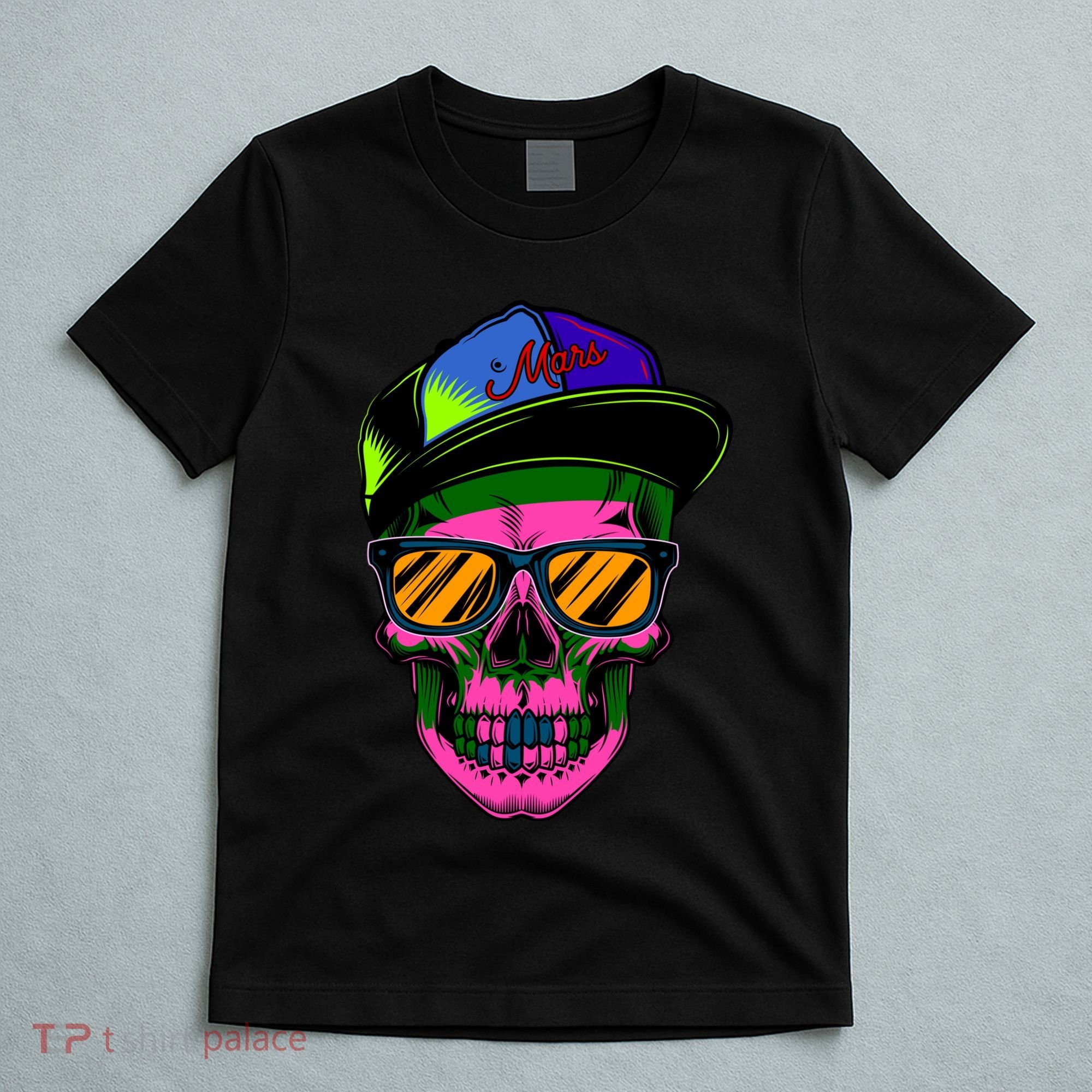 Neon Skeleton Mars T-Shirt