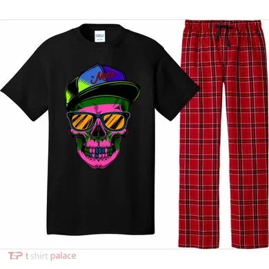 Neon Skeleton Mars Pajama Set