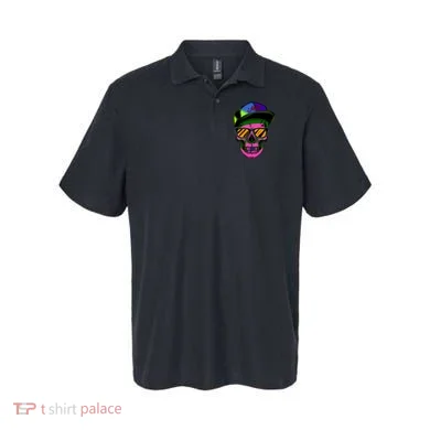 Neon Skeleton Mars Polo