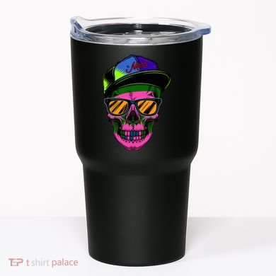 Neon Skeleton Mars Tumbler