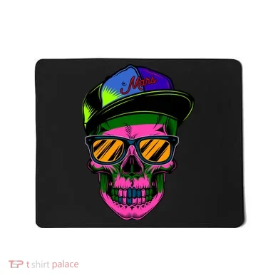 Neon Skeleton Mars Mousepad