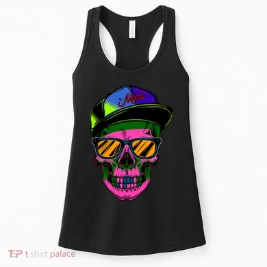 Neon Skeleton Mars Women's Tank Top