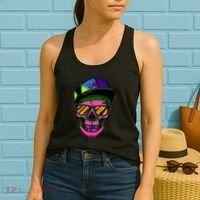 Neon Skeleton Mars Women's Tank Top thumb 2