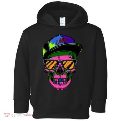 Neon Skeleton Mars Toddler Hoodie
