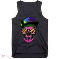 Neon Skeleton Mars Tank Top thumb 0