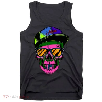 Neon Skeleton Mars Tank Top