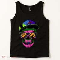 Neon Skeleton Mars Tank Top thumb 2