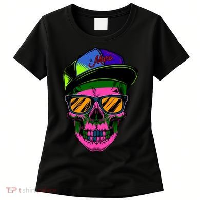 Neon Skeleton Mars Women's T-Shirt
