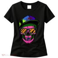 Neon Skeleton Mars Women's T-Shirt thumb 0