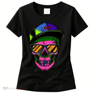 Neon Skeleton Mars Women's T-Shirt