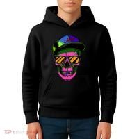 Neon Skeleton Mars Kids Hoodie thumb 4