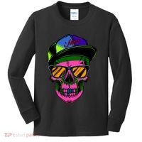 Neon Skeleton Mars Kids Long Sleeve Shirt thumb 0